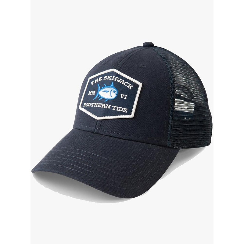 Southern Tide Mens Skipjack Jay Patch Trucker Hat