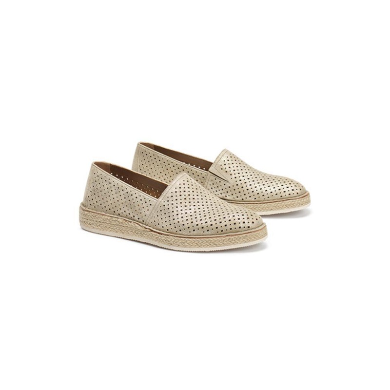 Trask Paige Espadrille|7|BONE METALLIC