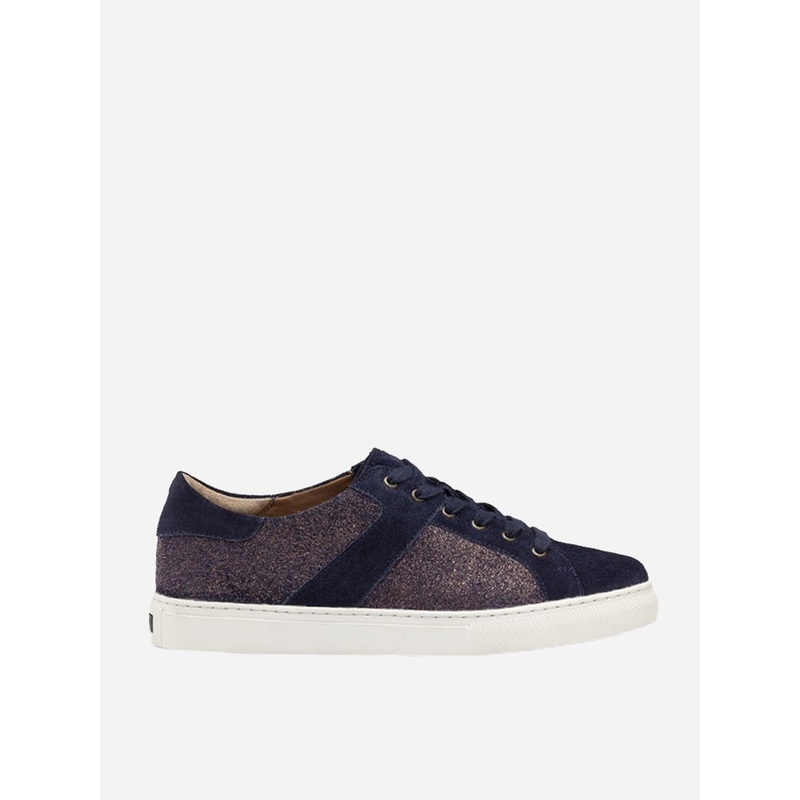 Trask Women’s Lindsey Sneaker|6.5|NAVY ITALIAN SUEDE/METALLIC SUEDE