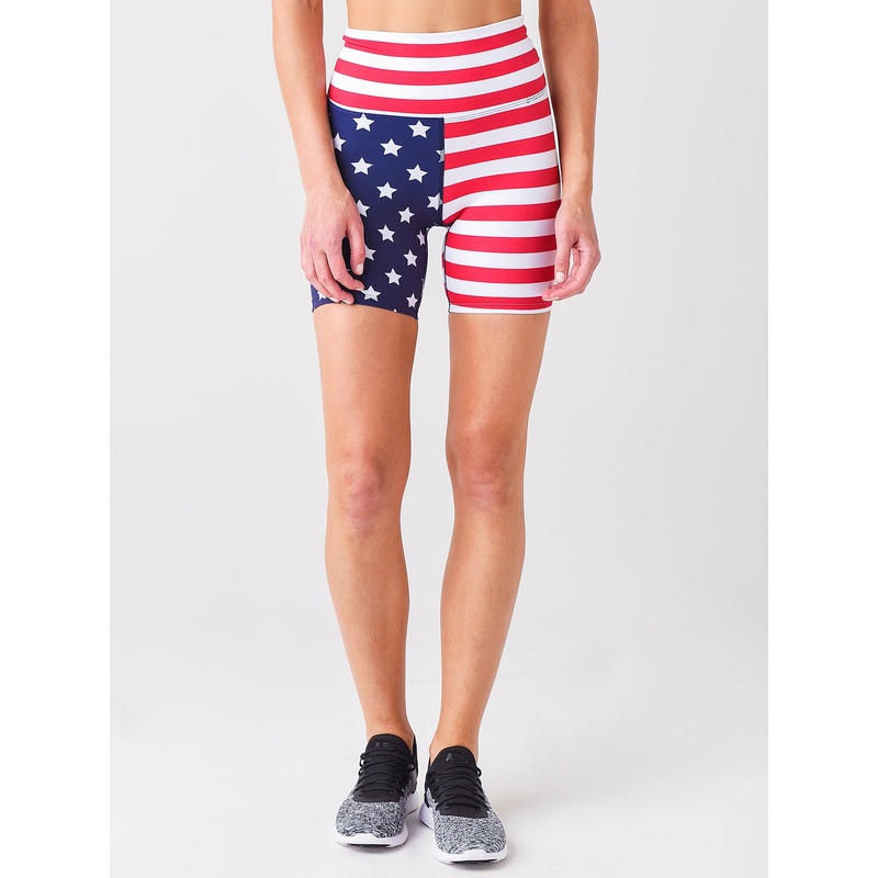 Beach Riot Women’s Bike Short|XS|STARS/STRIPES