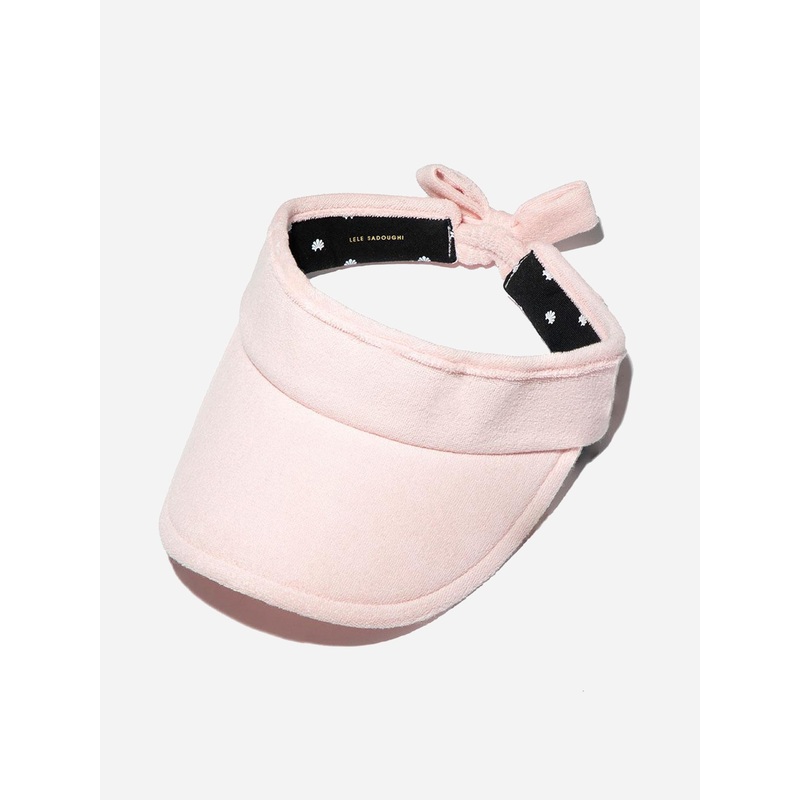 Lele Sadoughi Women’s Terry Cloth Bow Tie Visor