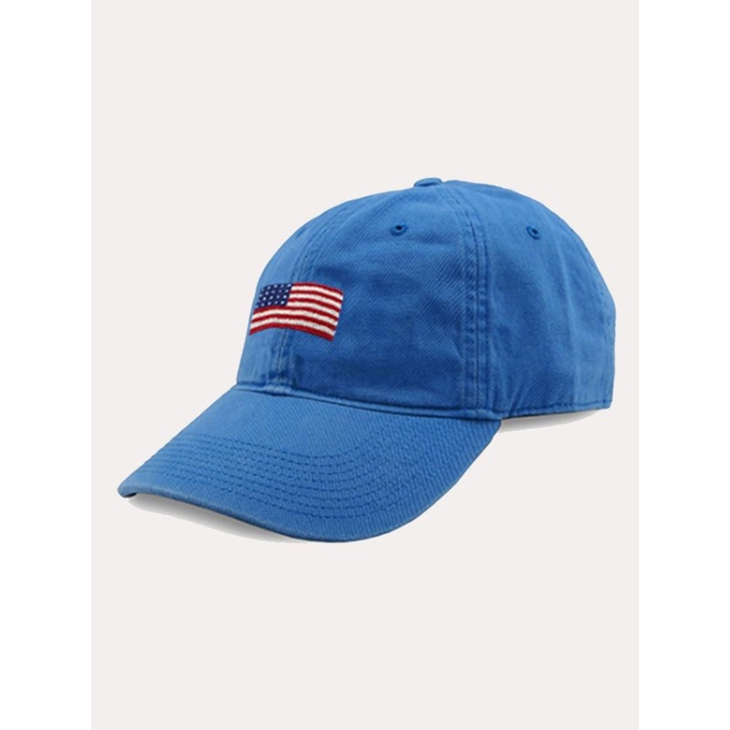 Smathers + Branson American Flag Needlepoint Hat