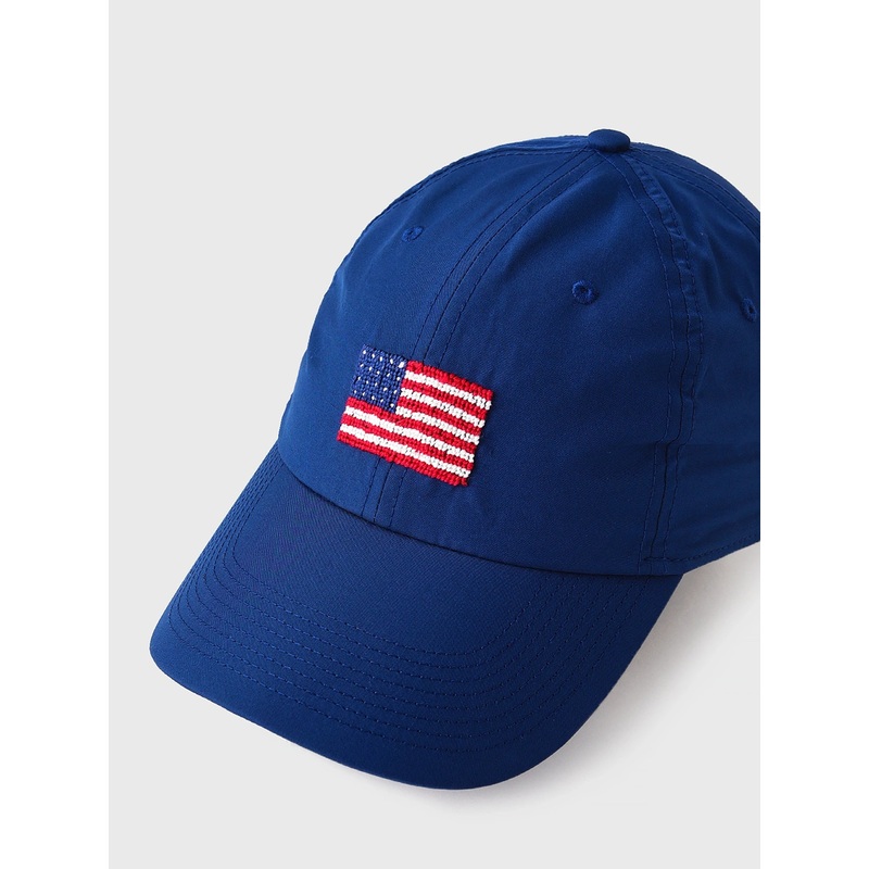 Smathers + Branson American Flag Needlepoint Performance Hat