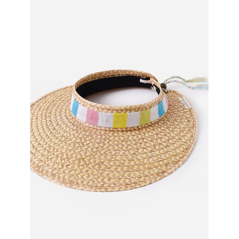 Sunshine Tienda Women’s Aura Striped Palm Visor