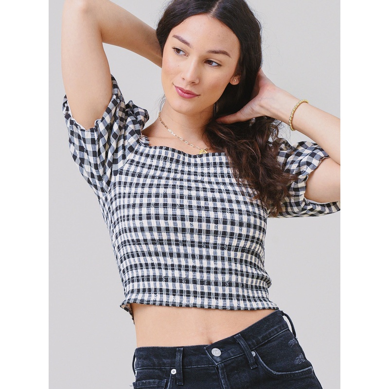 BB Dakota Women’s Keys To The Gingham Top