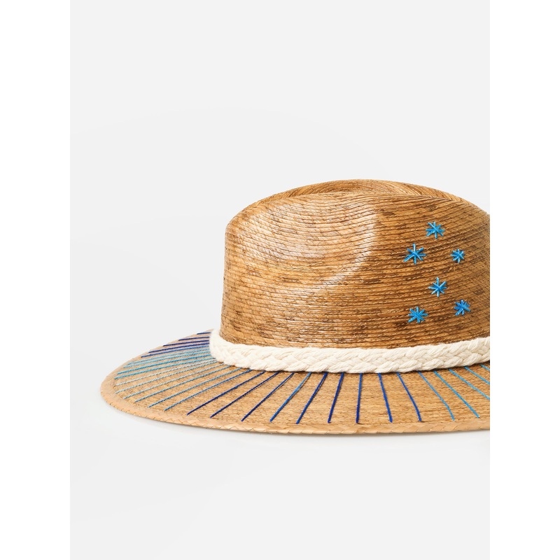 Corazon Playero Women’s Blue Evil Eye Hat