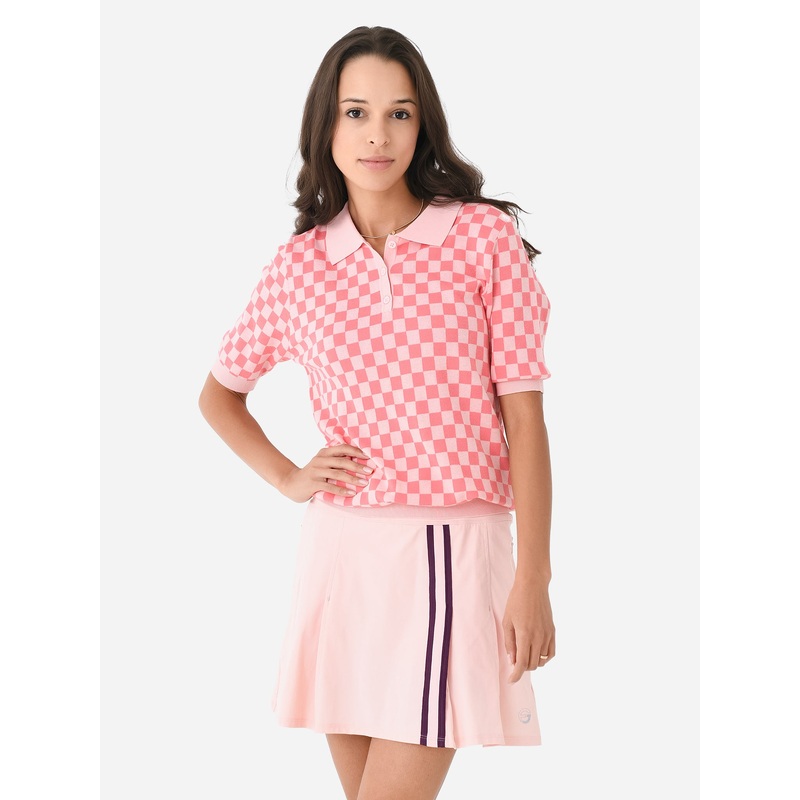 Foray Golf Women’s Check Knit Polo