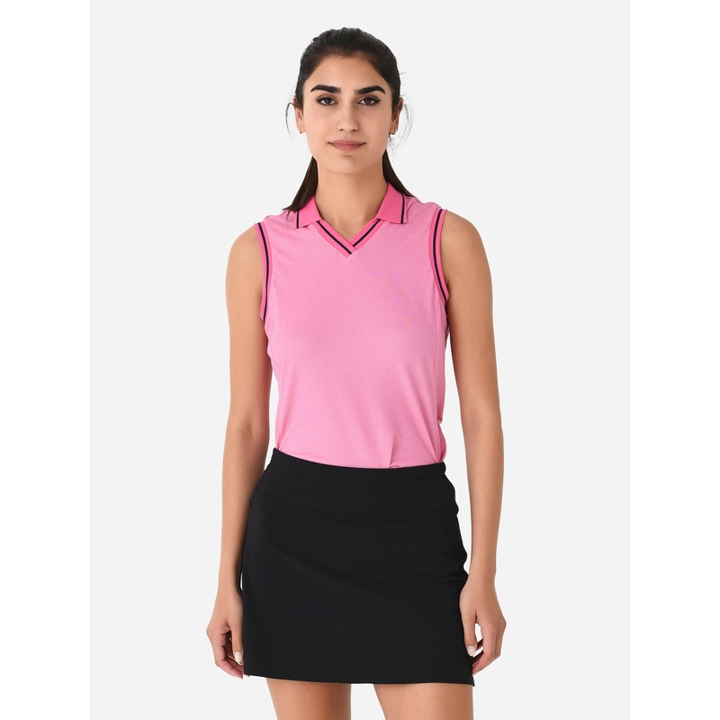 KJUS Women’s Bailey Sleeveless V-Neck Polo