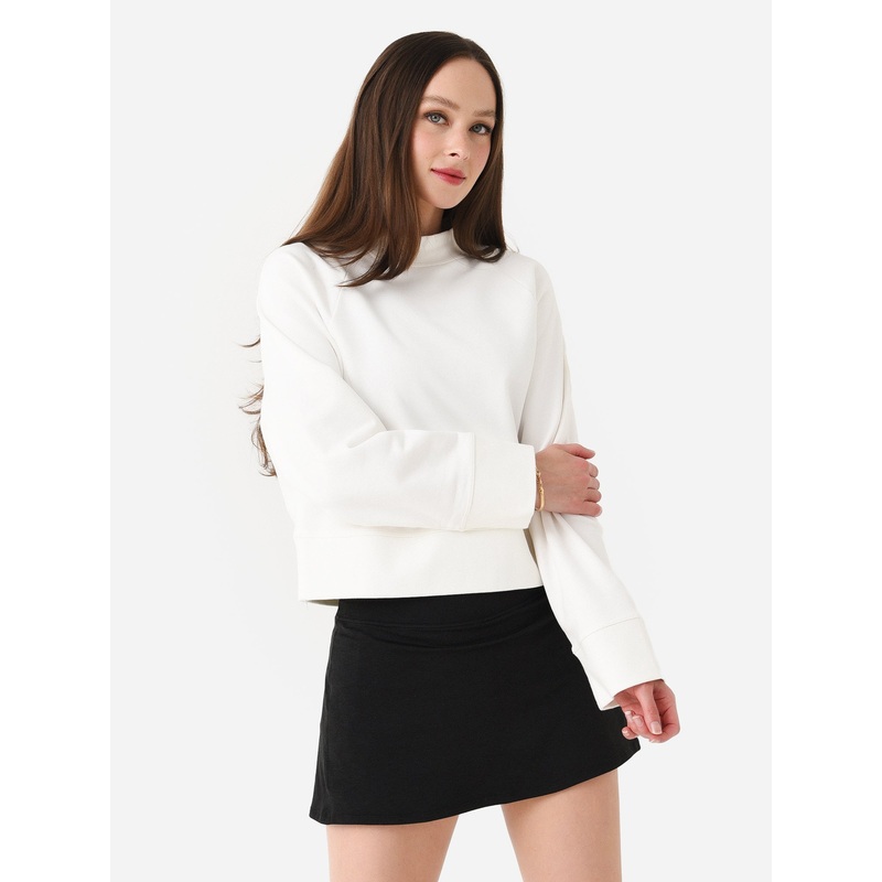 ON Women’s Crew Neck|S|Undyed-White