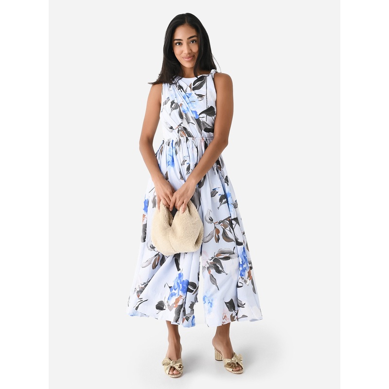 AJE Women’s Abbey Twisted Midi Dress