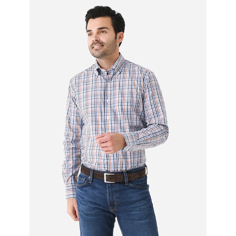Peter Millar Crown Crafted Men’s Lenox Cotton Sport Shirt