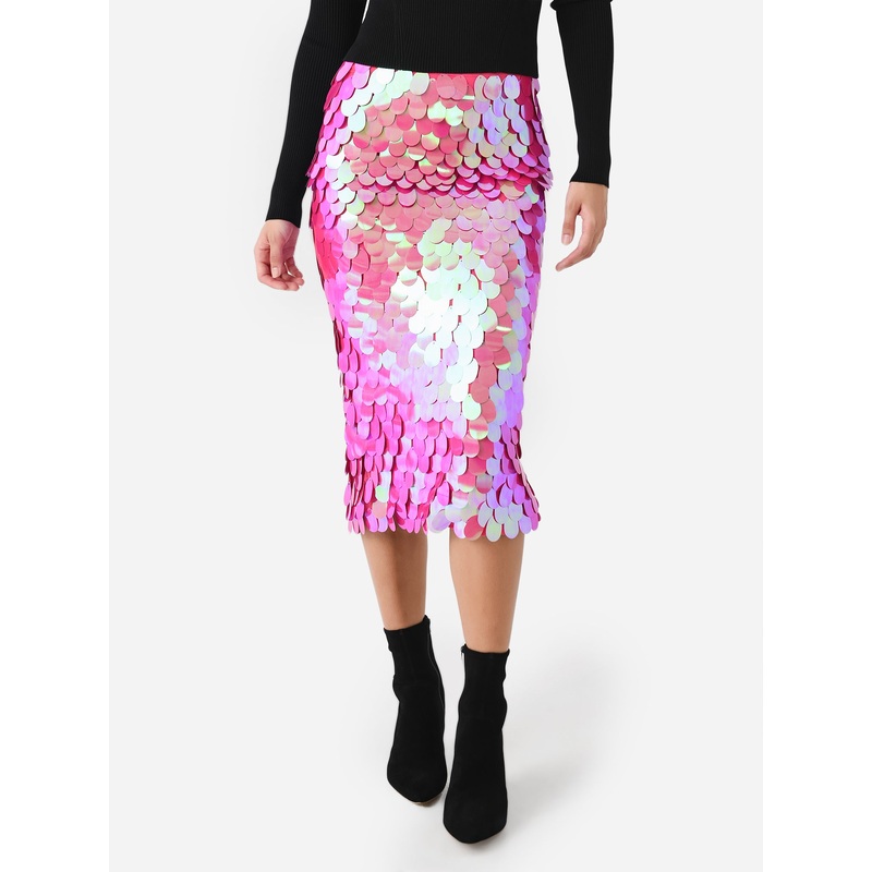 Rotate Women’s Sequin Pencil Skirt