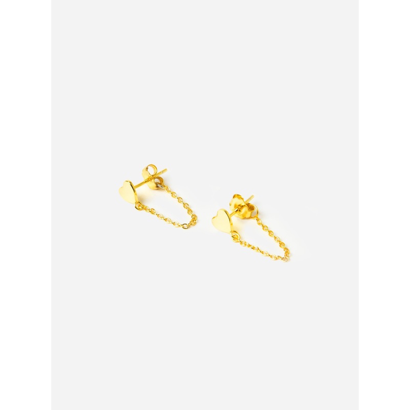 Shashi Women’s Heart Chain Drop Earrings