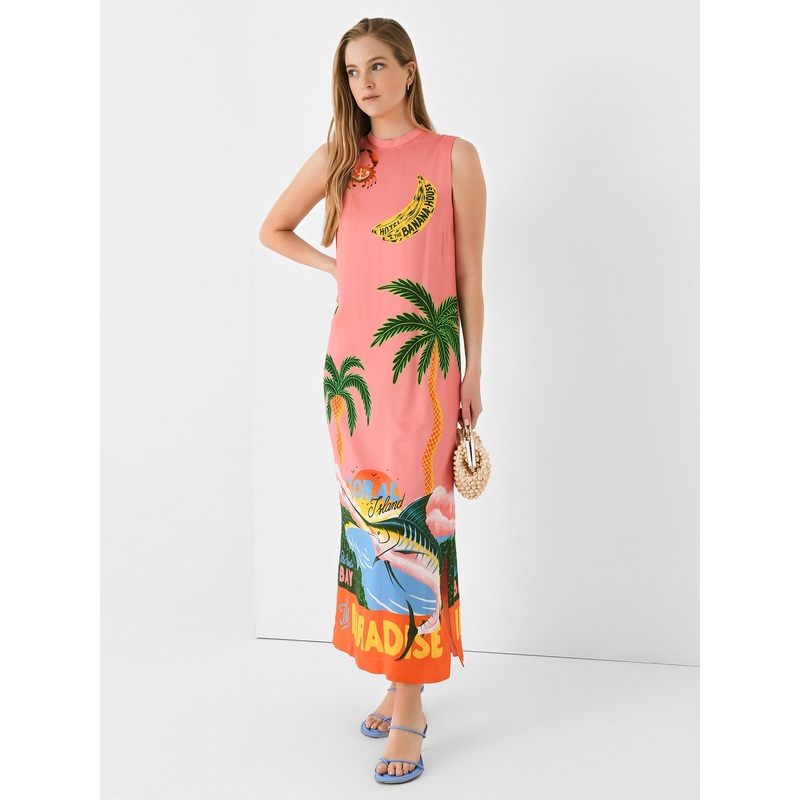 Alemais Women’s Paradiso Silk Midi Dress