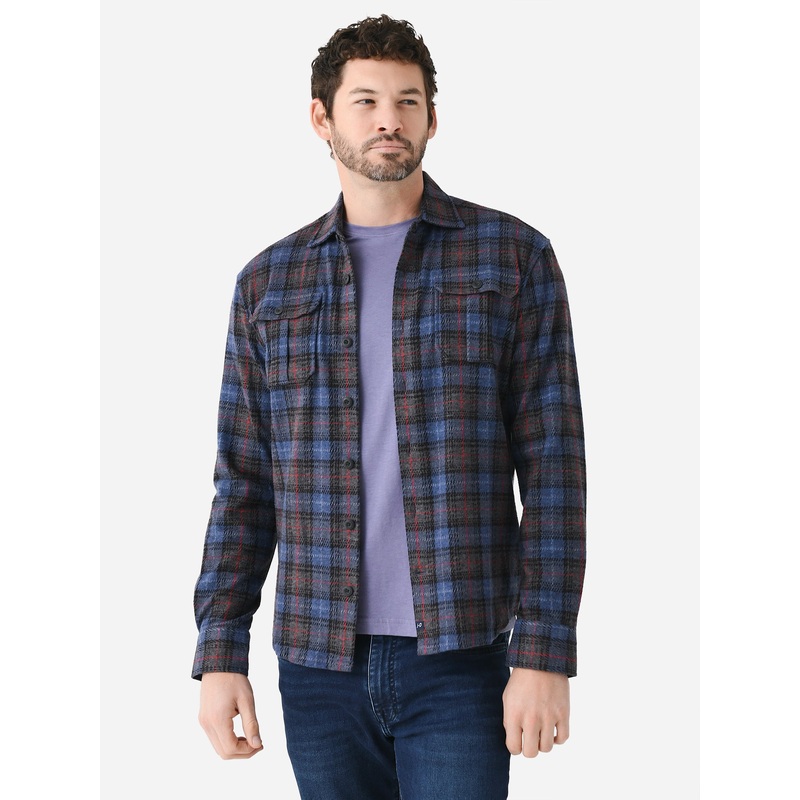 Johnnie-O Men’s Demarco Stretch Flannel Lodge Shirt