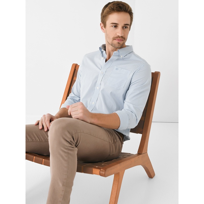 Southern Tide Men’s Brrr Intercoastal McBee Check Long Sleeve Sport Shirt