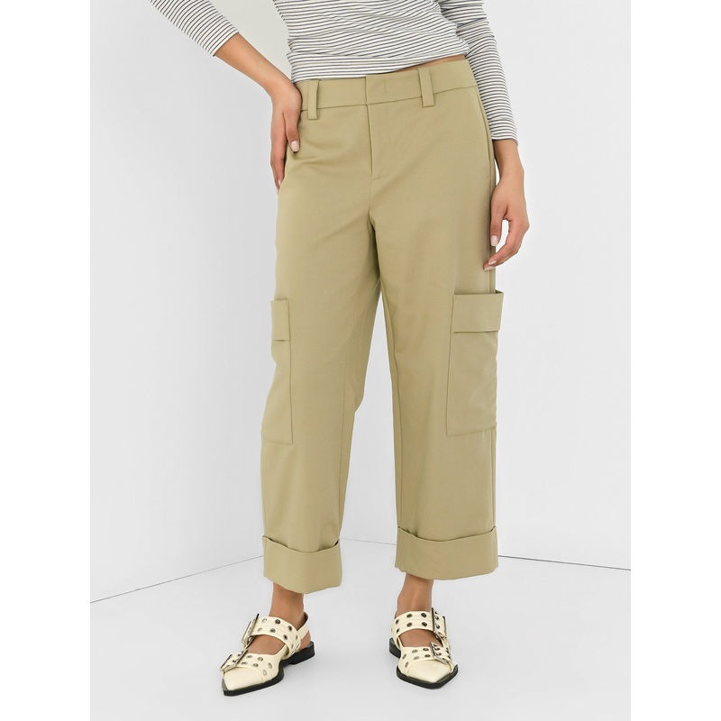 Vince Women’s Cotton Cropped Utility Pant