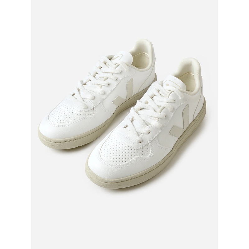VEJA Women’s V-10 CWL Sneaker|35|36|41|FULL WHITE