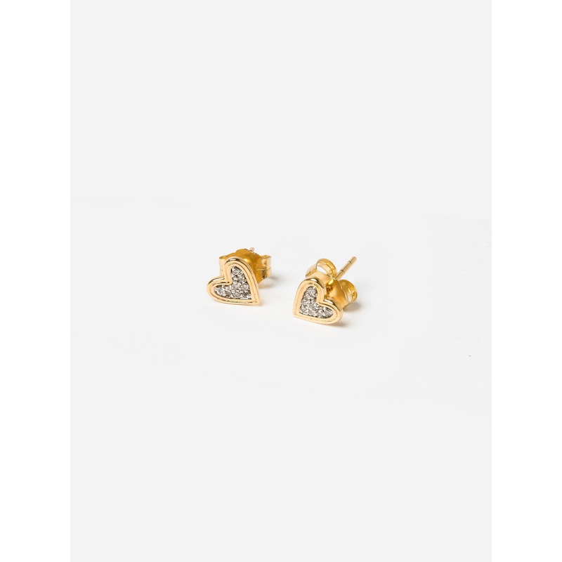 Adina Reyter Women’s Make Your Move Pav Heart Stud Earrings