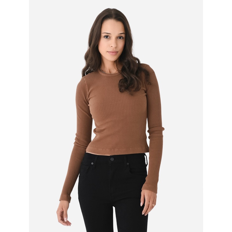 Agolde Women’s Alma Shrunken Crewneck Tee