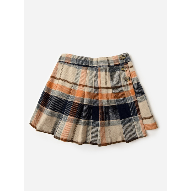 Mayoral Girls’ Plaid Skirt|2|NAVY