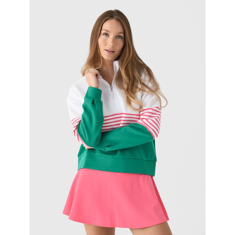 Addison Bay Women’s Junior Varsity Quarter-Zip Sweatshirt