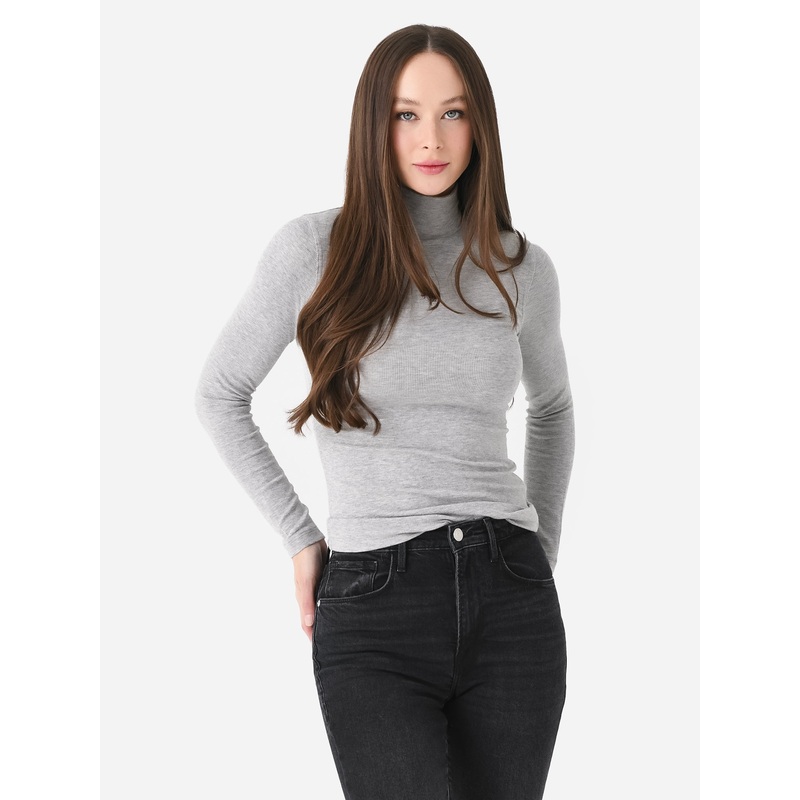 Frame Women’s Rib Mockneck Top