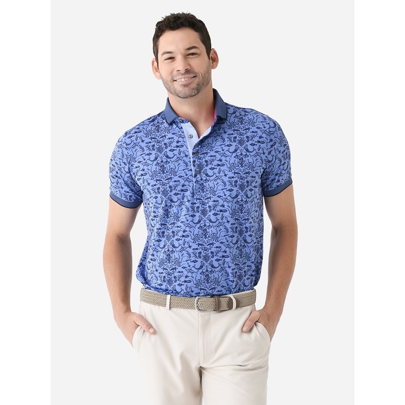 Greyson Men’s Ocean Curiosities Polo