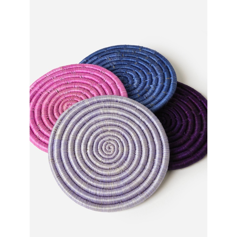 Indego Africa Solid Mixed Set of 4 Coasters