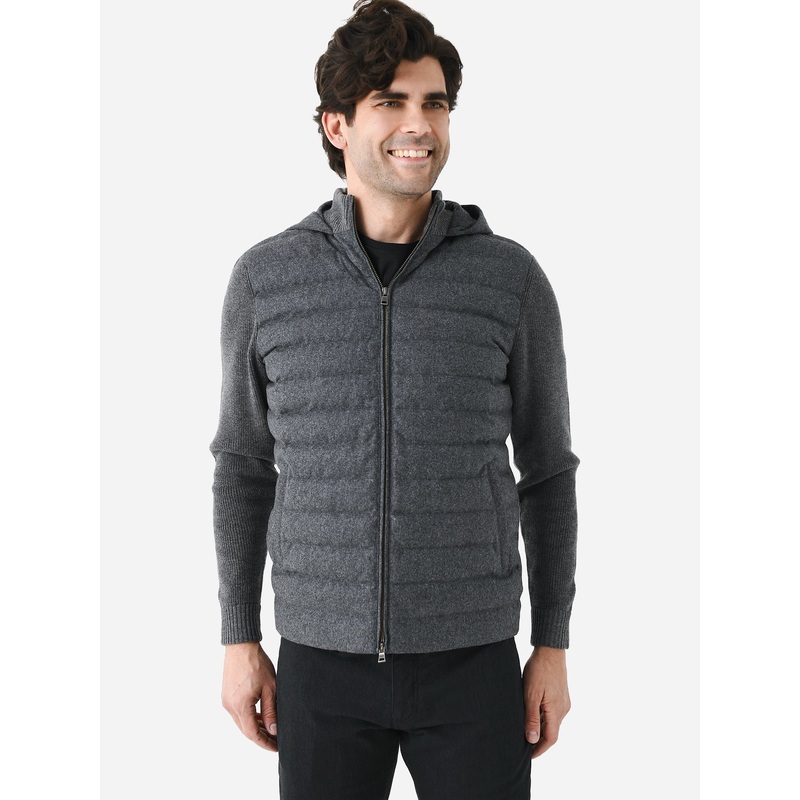 Peter Millar Crown Crafted Men’s Alpine Hooded Cardigan