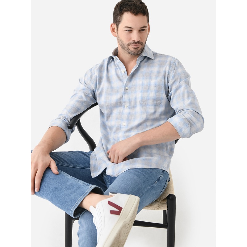 Peter Millar Crown Men’s Merritt Cotton Sport Shirt