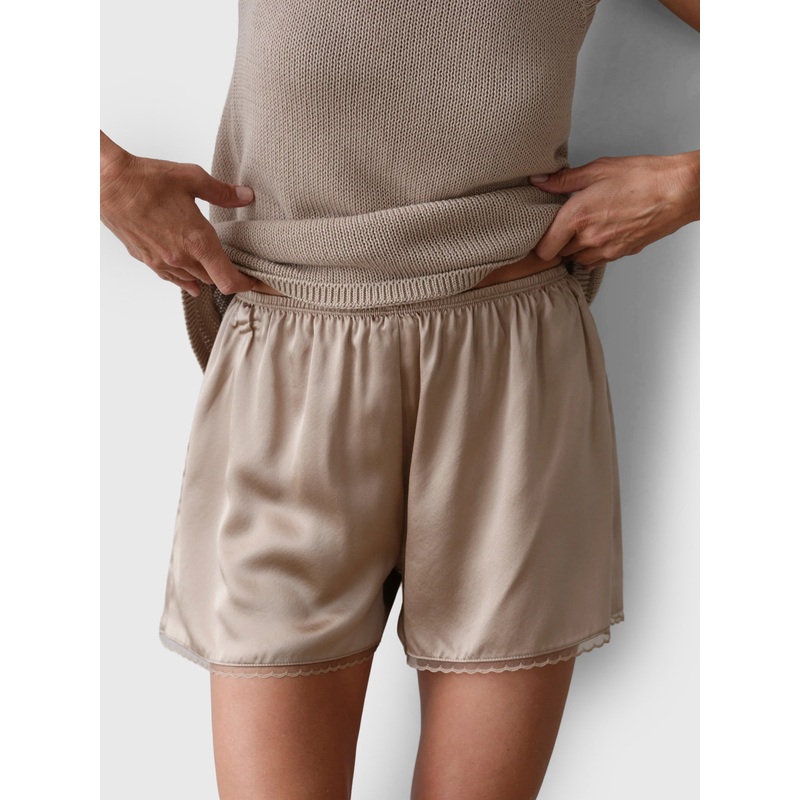 DONNI. Women’s The Silk Lace Tap Short