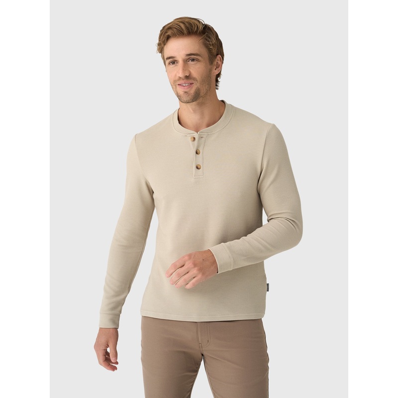 Free Fly Men’s Waffle Long Sleeve Henley
