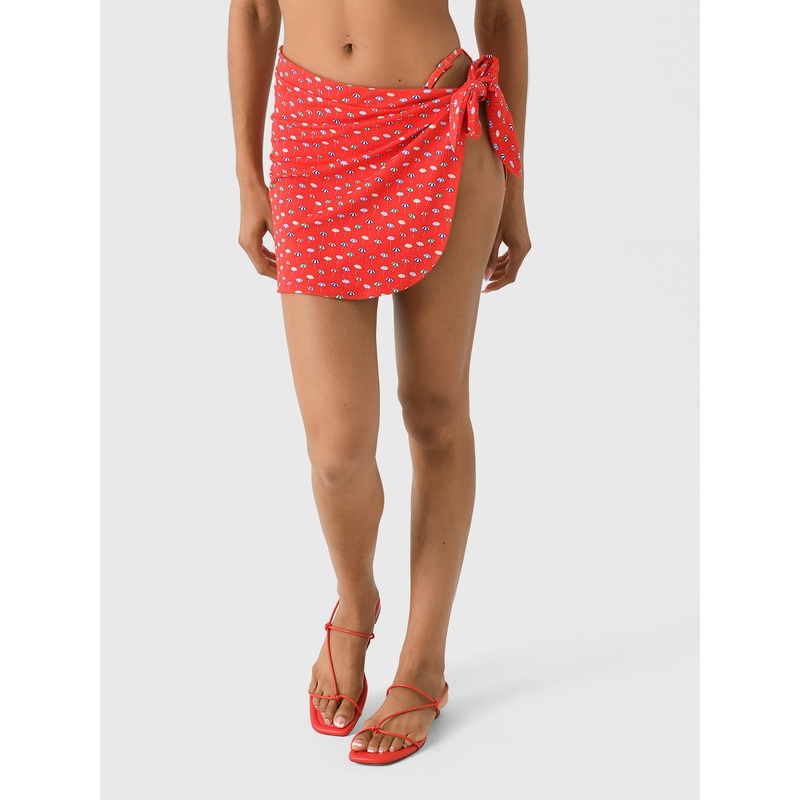 Solid + Striped Women’s Mini Wrap Pareo