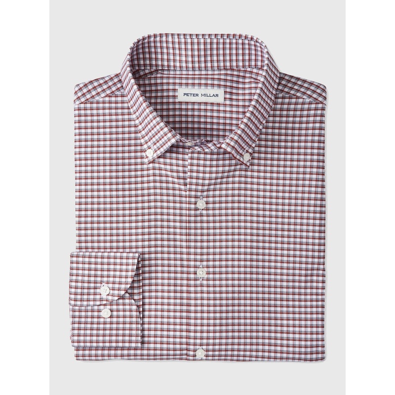 Peter Millar Crown Men’s Cashiers Performance Twill Sport Shirt