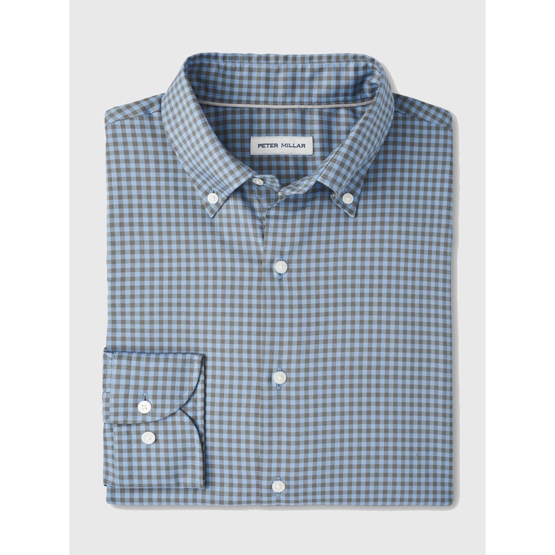 Peter Millar Crown Men’s Conway Crown Lite Cotton-Stretch Sport Shirt
