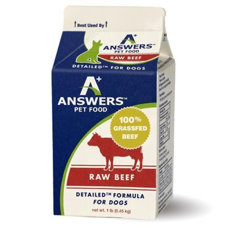 Answers Raw Detailed Beef|1lb|4lb