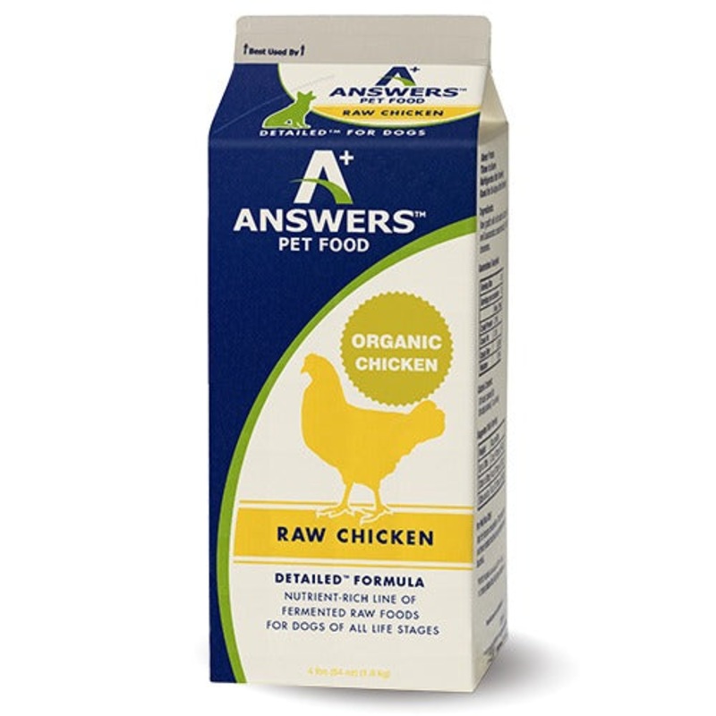 Answers Raw Detailed Chicken|1lb|4lb