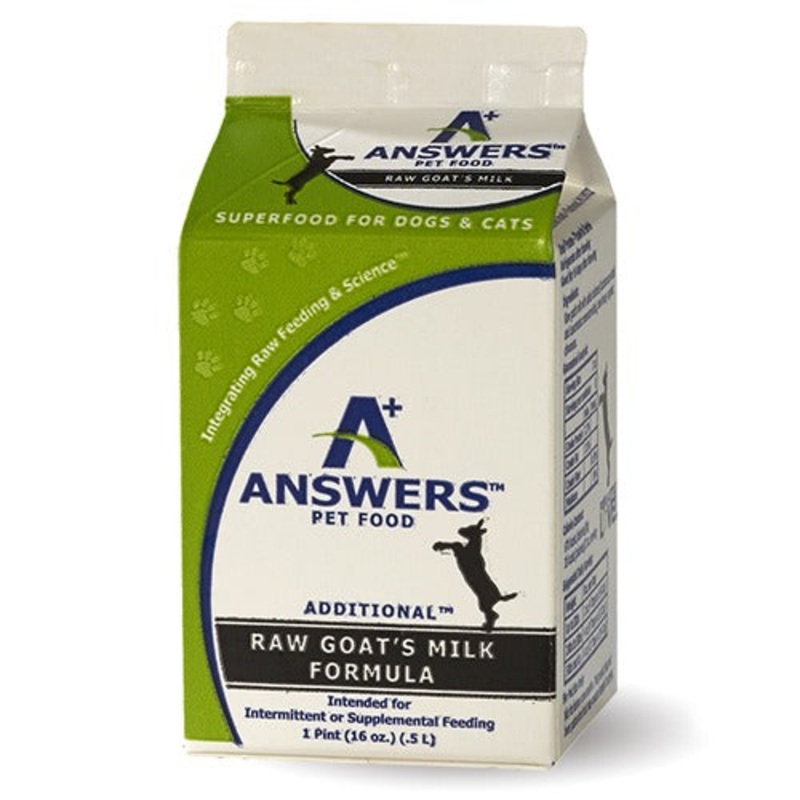 Answers Raw Goat Milk|Pint|Half Gallon|Quart