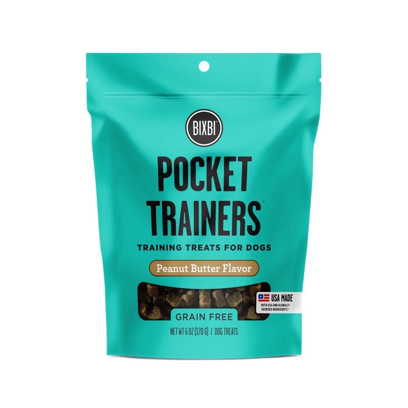 Bixbi Pocket Trainers Peanut Butter Treats 6oz