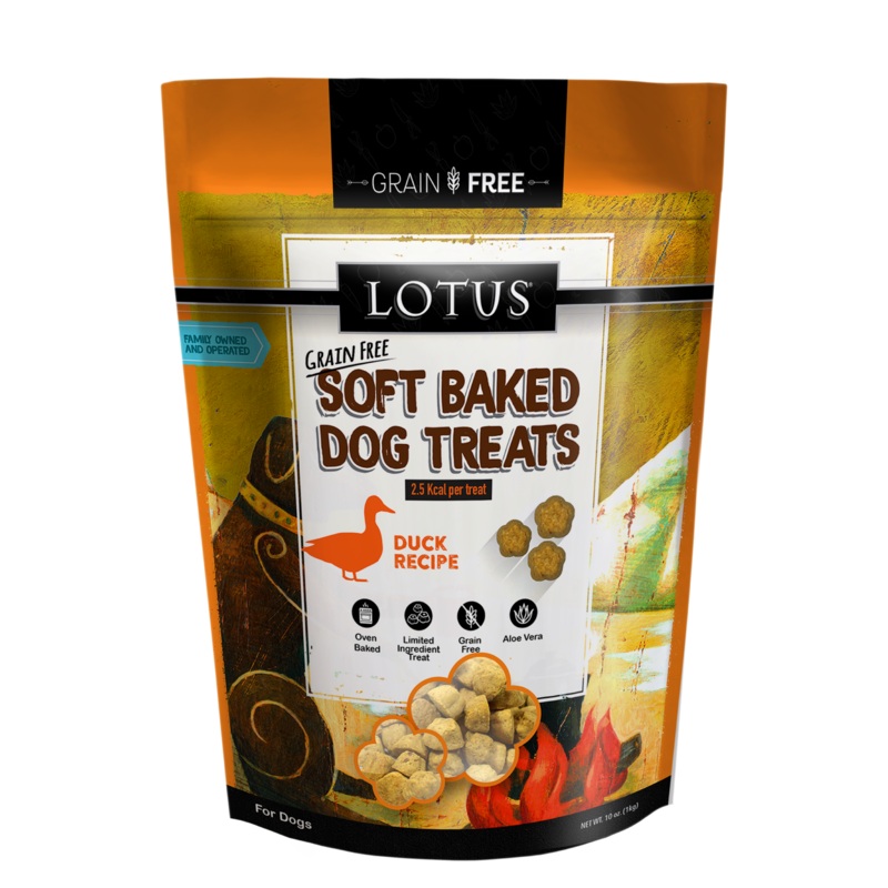 Lotus Soft Baked Grain Free Duck Treats 10oz