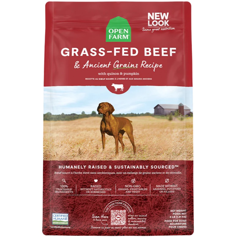 Open Farm Ancient Grain Beef|4lb|11lb|22lb