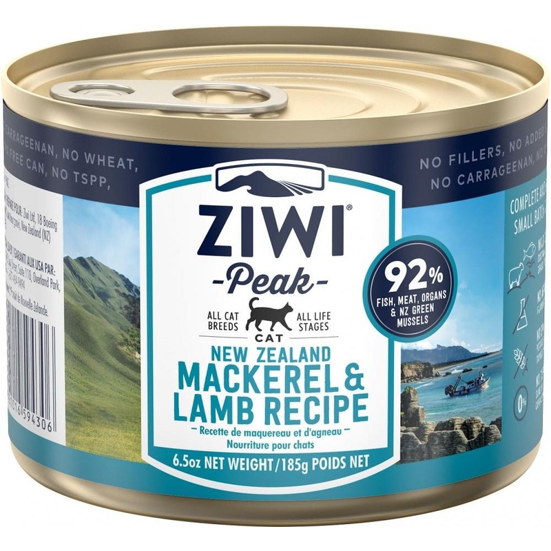 Ziwi Peak Canned Cat Food Mackerel & Lamb