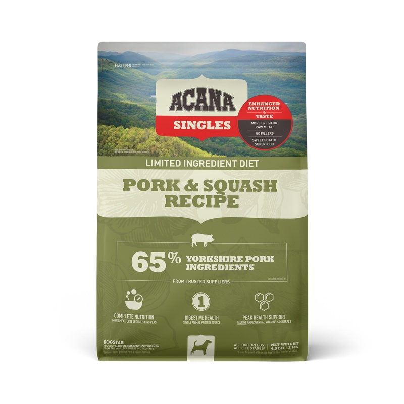 Acana Dry Dog Food Singles Pork & Squash