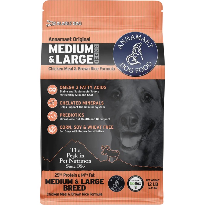 Annamaet Dry Dog Food Medium & Large Breed