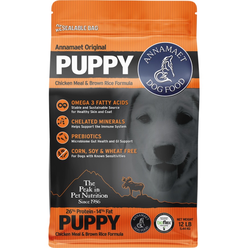 Annamaet Dry Dog Food Puppy|5lb|12lb|25lb