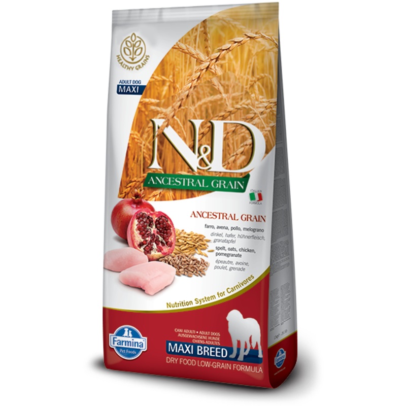 Farmina Dog Ancestral Grain Chicken & Pomegranate Med & Maxi 26.4lb