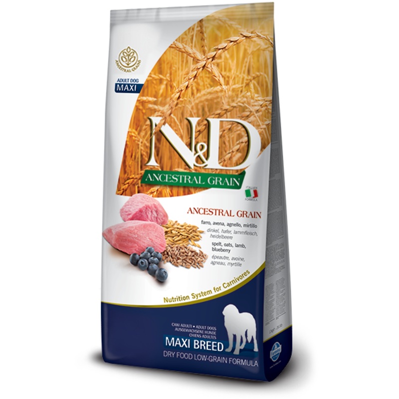 Farmina Dog Ancestral Grain Lamb & Blueberry Med & Maxi 26.4lb