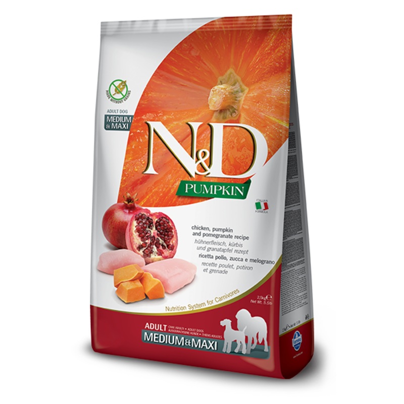 Farmina Dog Grain Free Chicken Pumpkin & Pomegranate Med & Maxi