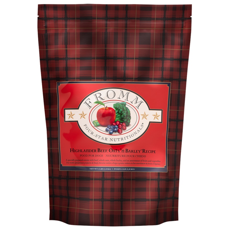 Fromm Dry Dog Food Highlander Beef Oats & Barley